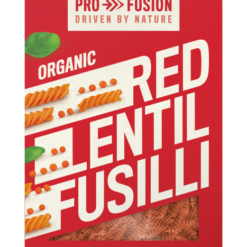 red lentil fusilli