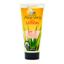 Aloe Vera Sun Lotion SPF 15 with Avocado & Jojoba