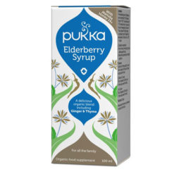 Pukka Elderberry Syrup Organic Vegetarian Friendly for Cough and Cold