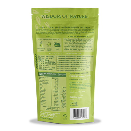 Moringa Powder Nutritional Information