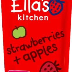 Strawberries Apple Puree Baby Food Pouches