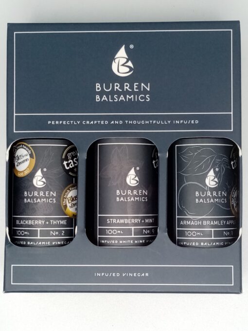 Burren Balsamic Infused Vinegar trio set