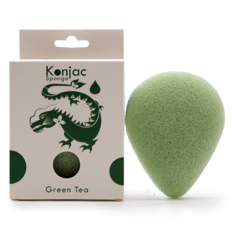 Konjac Sponge for Gentle Skin Exfoliation - Green Tea