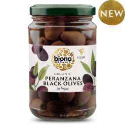 Black Whole Peranzana Olives Biona