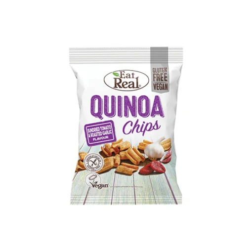 Sundried Tomato & Roasted Garlic Quinoa Chips 80g